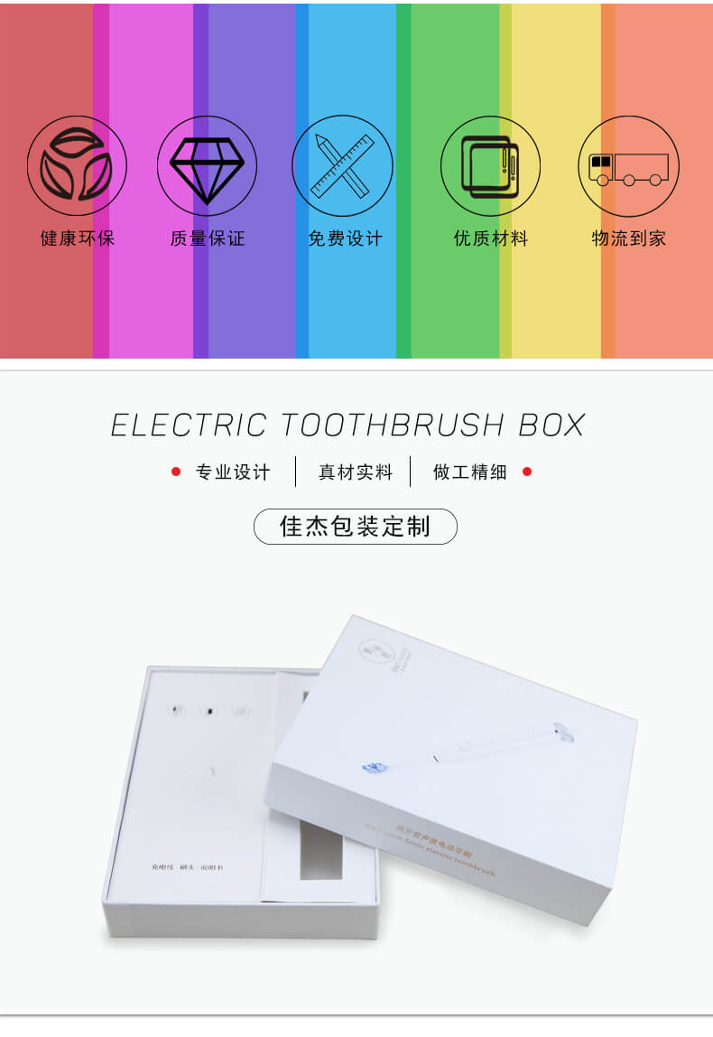 电动牙刷包装盒